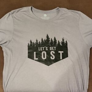Men's Gray Graphic T-Shirt